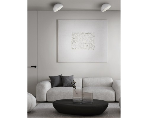 7657/11L MITRA LED SN 50 Светильник пластик/белый LED 11Вт 4000K D200 IP20 PLUTO WHITE