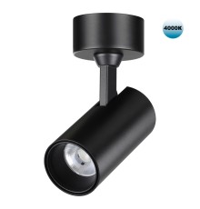 359230 OVER NT23 220 черный Светильник накладной светодиодный IP20 LED 15W 220V 1440Лм 4000К SELENE