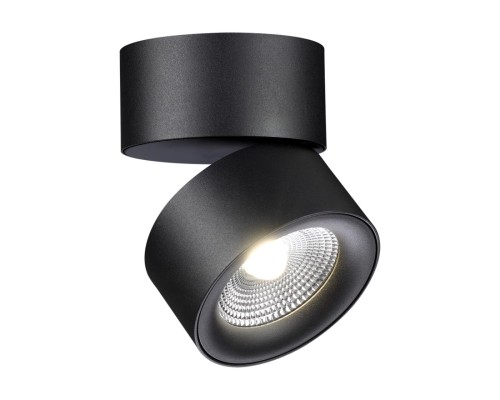 358781 OVER NT21 153 черный Светильник накладной светодиодный IP20 LED 25W 4000K 2200Лм 100-265V GRODA