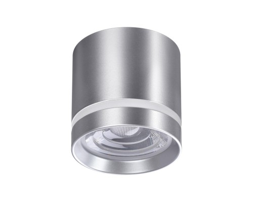 358493 OVER NT20 155 серебро Светильник накладной IP20 LED 4000K 12W 220V ARUM