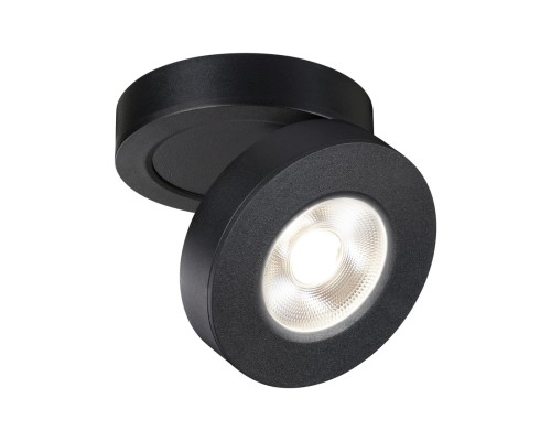 359412 OVER NT24 000 черный Светильник накладной/встраиваемый IP20 LED 5W 220V 4000K 240Лм GRODA