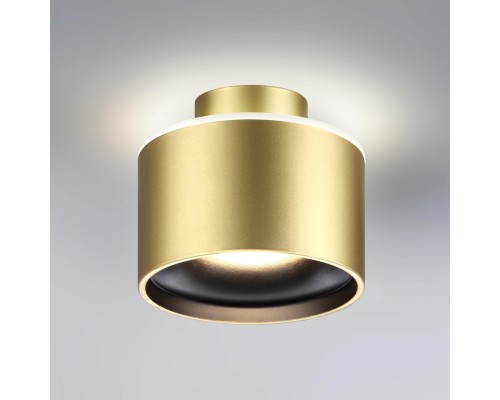 358972 OVER NT22 бронза св. Светильник накладной с переключ. цв. температуры IP20 LED 3000К\4000К\6000К 12W вниз + 3W вверх 110-265V GIRO