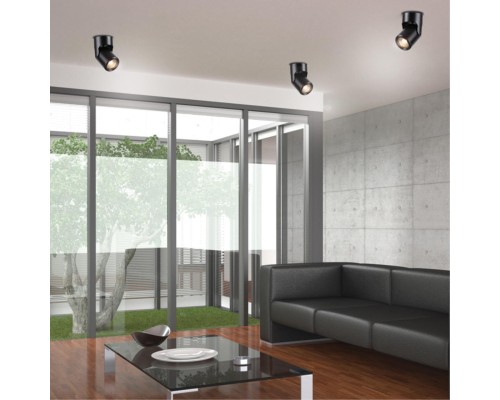 Накладной светильник Novotech 370453 Pipe черный GU10 50 Вт