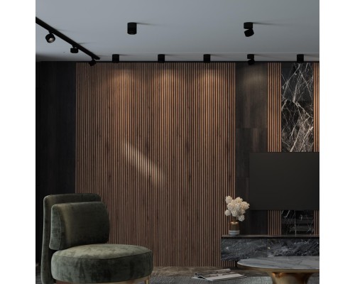 358946 OVER NT22 черный Светильник накладной светодиодный IP20 LED 4000К 18W 220V EDDY