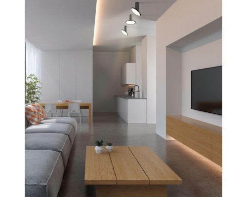 Накладной светильник Novotech 358346 черный IP20 LED 4000K 18W 85-265V HAT