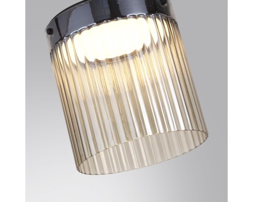 5047/20LC L-VISION ODL24 303 черный/светл.янтарный/металл/стекло Потолочный светильник LED 20W 4000К 2238Лм PILLARI