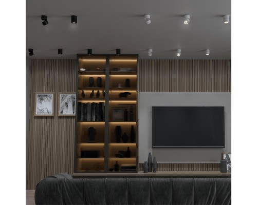 358947 OVER NT22 белый Светильник накладной светодиодный IP20 LED 4000К 18W 220V EDDY