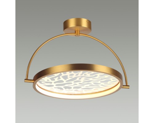 6627/36CL MIDCENT ODL24 151 античная бронза/металл/акрил Потолочный светильник поворотный град IP20 LED 36W 3000K 220V SOLARIS