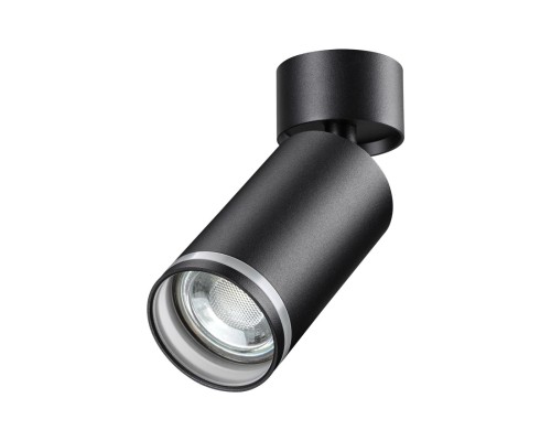 370885 OVER NT22 169 черный Светильник накладной IP20 GU10 9W 220V ULAR