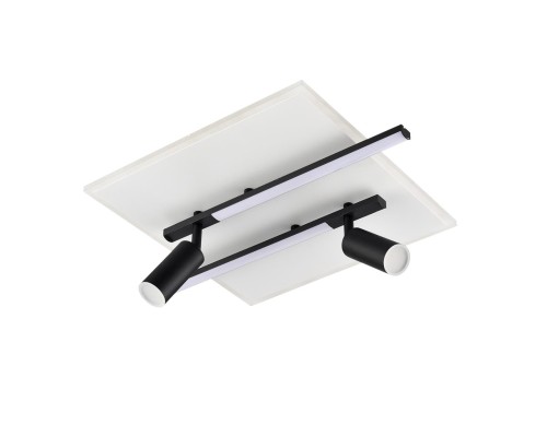8256/40CL LEDIO белый/черный, металл/пластик Светильник потолочный LED 40W 3000-6500К 220V STELLS