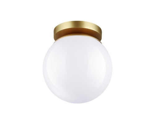 4247/1C HIGHTECH ODL21  101 золотист/металл/белый/акрил Потолочный светильник IP44 E27 LED 5W BOSCO