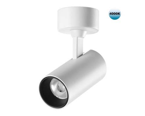 359231 OVER NT23 220 белый Светильник накладной светодиодный IP20 LED 15W 220V 1440Лм 4000К SELENE