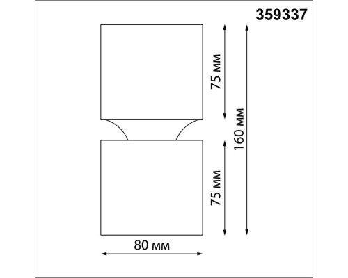 359337 OVER NT24 000 белый Светильник накладной светодиодный IP20 LED 10W/3W 3000K 1090Лм 170-265V ARISTO