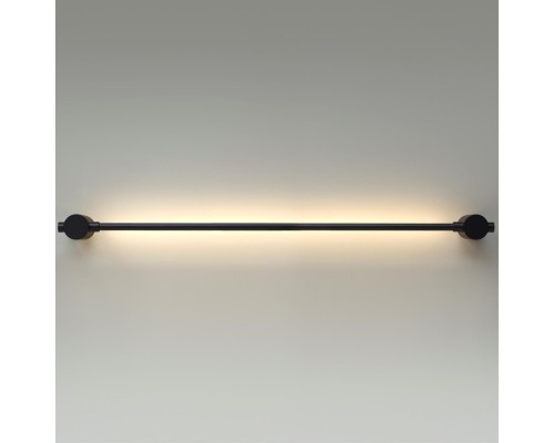 4395/8WL HIGHTECH ODL23 129 черный/металл Настенный св-к IP20 LED 8W 320Лм 3000K DALIA