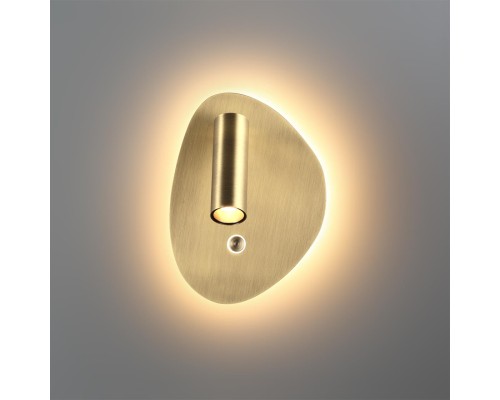 7185/9WL HIGHTECH ODL26 Настенный светильник  брашированная бронза/металл  IP20 LED 9W 580Лм 2700K/3300K/4000K 120° 220-240V ROY