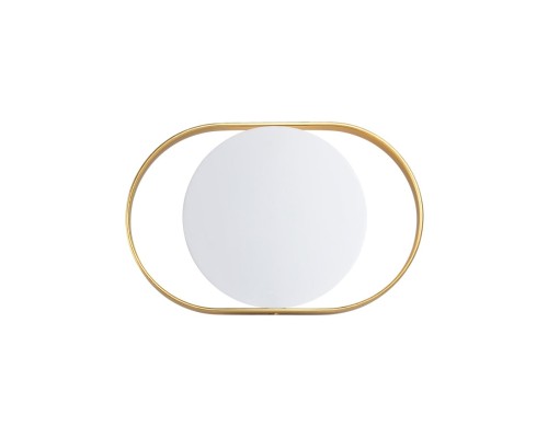 4246/7WW HIGHTECH ODL21 179 бел/золотист/металл Настенный светильник IP20 LED 7W 560Лм 3000K MONDY