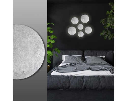 Настенный светодиодный светильник Odeon Light 3562/9WL Solario серебряное фольгирование 9w 3000K