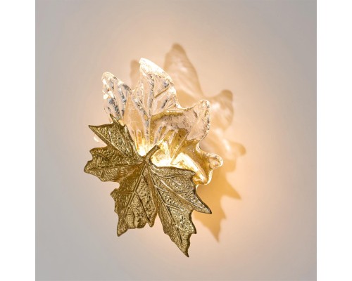 4371/3WL MIDCENT ODL23 201 золотое фольгирование/стекло Настенный св-к IP20 LED 3W 180Лм 3000K EVA