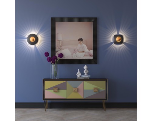 4223/13WL MIDCENT ODL21 131 черн/золот/металл Настенный светильник IP20 LED 13W 1520Лм 3000K ADAMAS