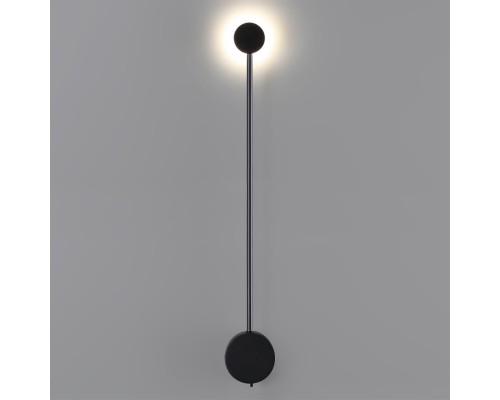 7008/5WLA HIGHTECH ODL25 319 черный/металл/акрил Настенный светильник LED 3000/4000K тумблер на корп. 5W 220V CRI > 90 SATELLITE