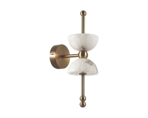 6685/7WL L-VISION ODL26 Настенный светильник  бронзовый/белый/алебастр/металл IP20 LED 7W 560Лм 3000K 220-240V FELIZ