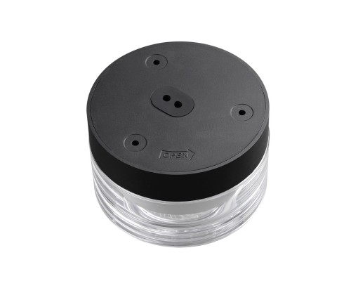 7156/6CL HIGHTECH ODL26 Настенно-потолочный светильник  черный/прозрачный/стекло/поликарбонат IP65 LED 6W 410Лм 2200/2700/3000K 120° 220-240V RONDA