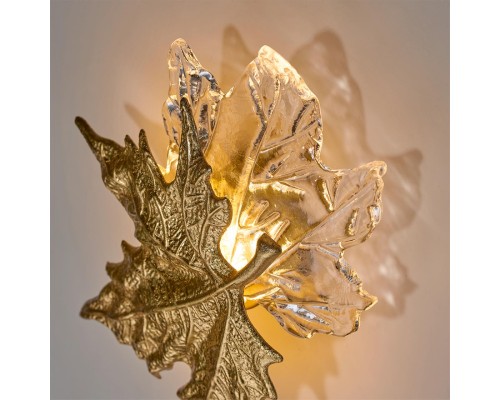 4371/6WL MIDCENT ODL23 201 золотое фольгирование/стекло Настенный светильник IP20 LED 6W 220Лм 3000K EVA