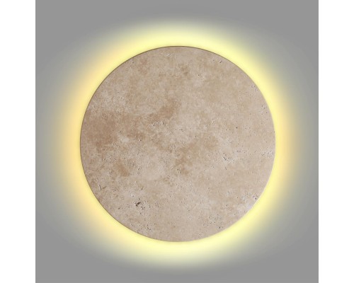 6625/15WL HIGHTECH ODL24 бежевый/металл/травертин Настенный светильник IP20 LED 15W 3000K 220V TRAVERTINO