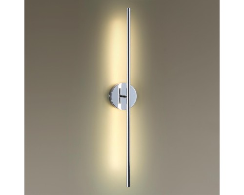 4323/12WL HIGHTECH ODL22 83 металл/хром полированный Настенный светильник поворотный 360° IP20 LED 10W 586Лм 3000K FUERTE