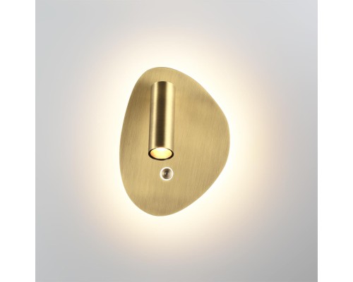 7185/9WL HIGHTECH ODL26 Настенный светильник  брашированная бронза/металл  IP20 LED 9W 580Лм 2700K/3300K/4000K 120° 220-240V ROY