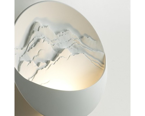 7168/6WL HIGHTECH ODL26 427 Настенный светильник  белый/гипс/металл IP20 LED 12W 3000K 220-240V MONTANA