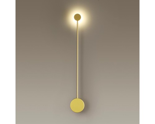 Накладной светодиодный светильник Odeon Light 3902/5WG Satellite золотистый LED 5 Вт 4000K