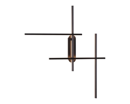 3890/36WLP L-VISION ODL20 197 черный/металл Настенный светильник LED 3000K/4000K (перекл. ч/з тумблер) 36W 220V RUDY