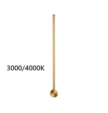 4335/12WGP HIGHTECH ODL23 299 золото Настенный светильник IP20 LED 12W 525Лм 3000K/4000K (перекл. ч/з тумблер на драйвере) FILLINI