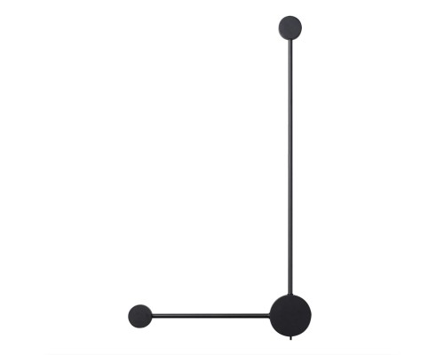 7008/10WL HIGHTECH ODL25 319 черный/металл/акрил Настенный светильник LED 3000/4000K тумблер на корп. 10W 220V CRI > 90 SATELLITE