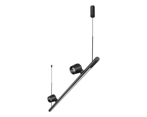 359309 OVER NT24 000 черный Светильник подвесной диммируемый (сенсер) IP20 LED 14W+14W 4000K 220-240V FERMO