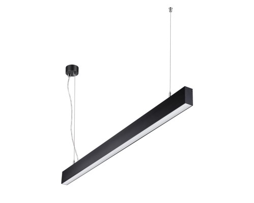 358878 OVER NT21 черный Подвесной светодиодный светильник IP20 LED 40W вниз + 12W вверх 220V ITER