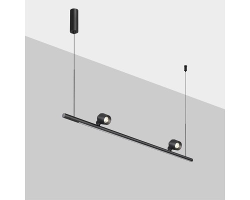 359309 OVER NT24 000 черный Светильник подвесной диммируемый (сенсер) IP20 LED 14W+14W 4000K 220-240V FERMO