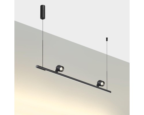 359309 OVER NT24 000 черный Светильник подвесной диммируемый (сенсер) IP20 LED 14W+14W 4000K 220-240V FERMO