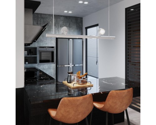 359308 OVER NT24 000 белый Светильник подвесной диммируемый (сенсер) IP20 LED 14W+14W 4000K 220-240V FERMO