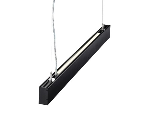 358880 OVER NT21 черный Подвесной светодиодный светильник IP20 LED 30W вниз + 12W вверх 220V ITER