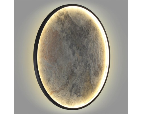 5078/55L L-VISION ODL24 черн./серо-беж./металл/натур.камень/акрил Настен.-потолочн.cветильн. LED 55W 3000K STOFLAKE