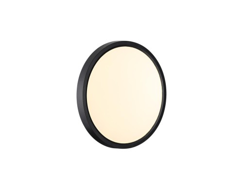 7660/18L MITRA LED SN 54 Светильник пластик/белый/черный LED 18Вт 3000/4000K D230 IP40 ALFA BLACK