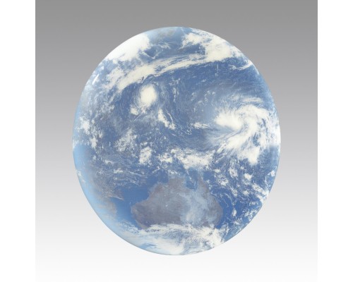 3085/CL PALE SN 015 Светильник пластик/белый/синий LED 30Вт без ДУ 4000К D330 IP43 SPACE