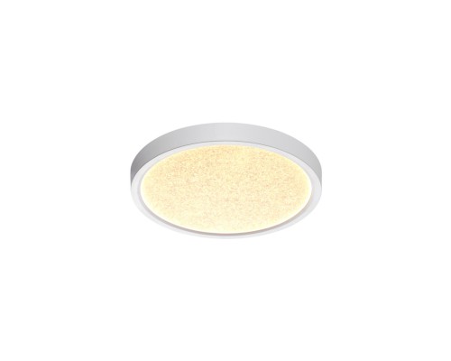 7661/18L MITRA LED SN 56 Светильник пластик/белый LED 18Вт 3000/4000K D230 IP40 OMEGA WHITE