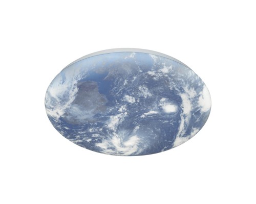 3085/DL PALE SN 015 Светильник пластик/белый/синий LED 48Вт без ДУ 4000К D380 IP43 SPACE