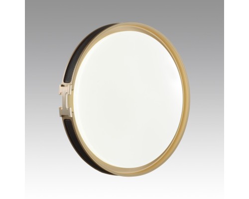 7667/DL COLOR SN 78 Светильник пластик/белый/черный/золотой LED 48Вт 4000К D405 IP43 FAVEMO BLACK