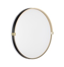 7647/DL PALE SN 138 Светильник пластик/белый/черный/золотой LED 48Вт 4000К D390 IP43 OLIDI BLACK