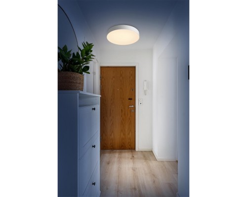 7779/ELN BASICA SN 138 Светильник пластик/белый LED 76Вт 3000/4000/6000К D490 IP43 CCT OPTIMA