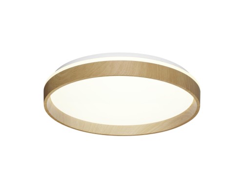 7684/DL BASICA SN 112 Светильник пластик/кор. под дер. LED 48Вт 4000K D390 IP43 GARI WOOD